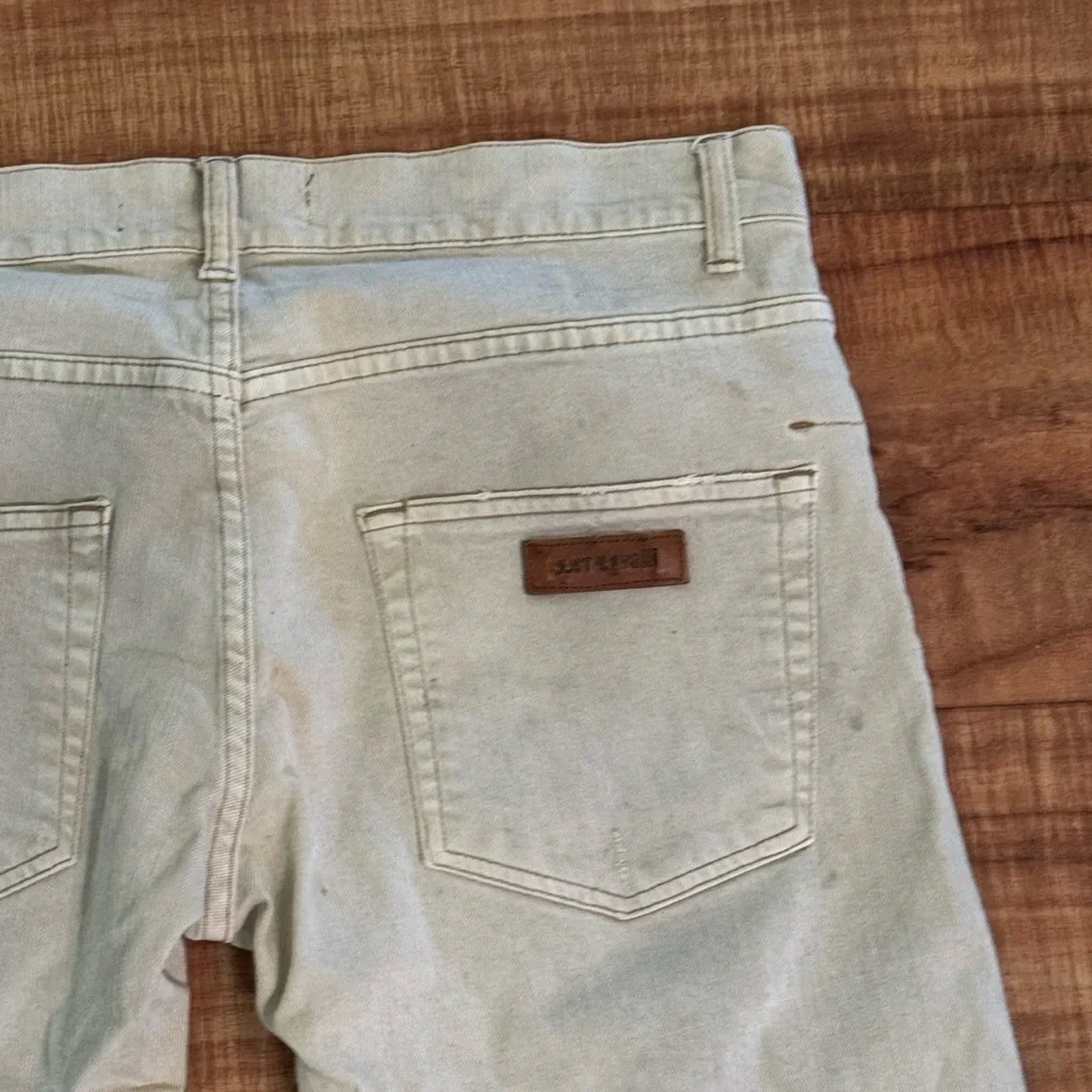 Just Cavalli Men's Beige Distressed Jeans - Picture 9 of 9